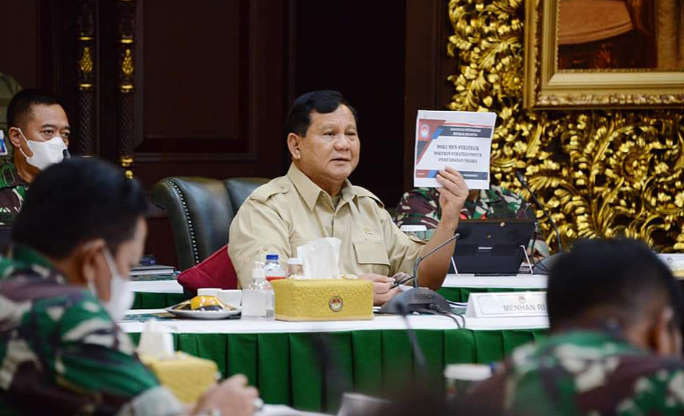 Menhan Prabowo Puji Konsep Dokumen Strategis Pertahanan Negara